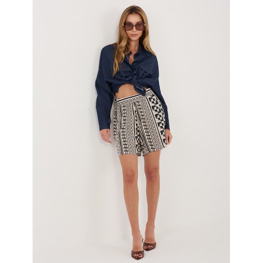 Szorty-D73771M62489KD-granatowy 2