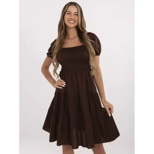 Sukienka-MI-SK-A2561.89-ciemny brązowy 2