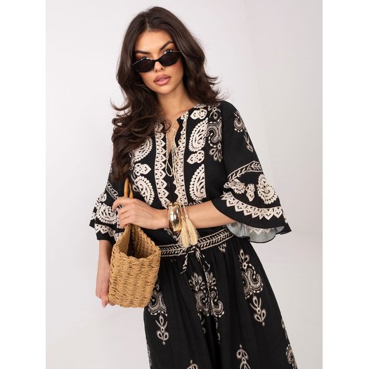 Laisvalaikio kostiumas moterims-IR-KMPL-7282.08P-czarny