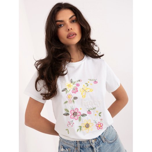 Marškinėliai moterims-IR-TS-R2670.30-ecru 3