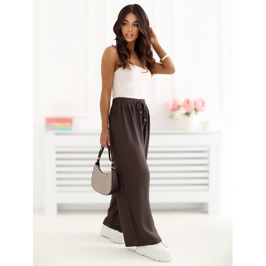 Spodnie-CS-SP-LF5101.94-ciemny brązowy 2
