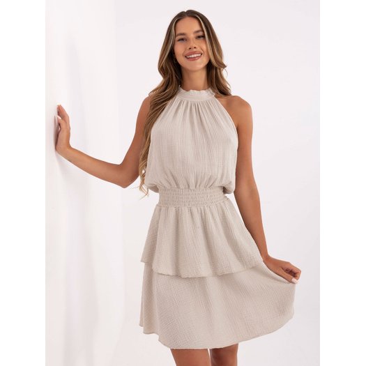 Sukienka-MI-SK-92166.71P-beżowy 3