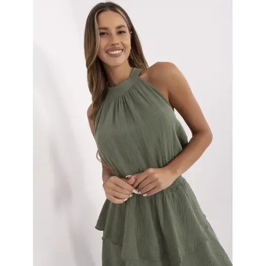 Sukienka-MI-SK-92166.71P-khaki