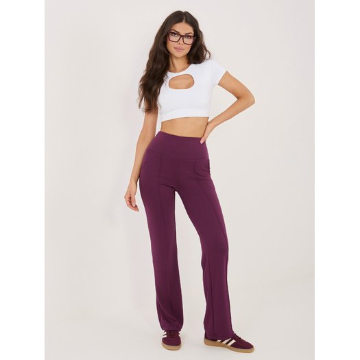 Spodnie dresowe-RV-DR-A1289.01-ciemny fioletowy 3