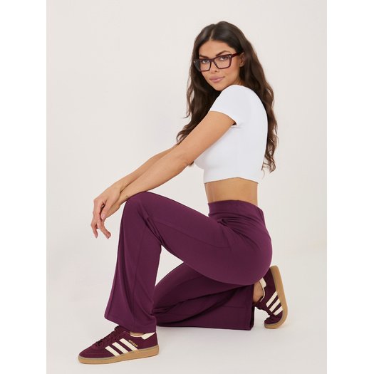 Spodnie dresowe-RV-DR-A1289.01-ciemny fioletowy 4