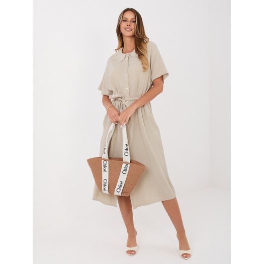 Sukienka-MI-SK-3426.91-beżowy 1