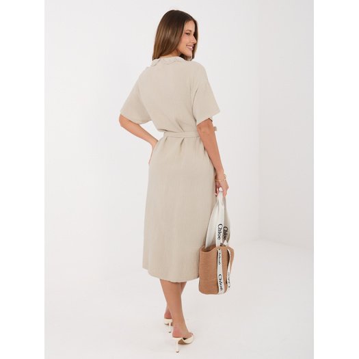 Sukienka-MI-SK-3426.91-beżowy 2