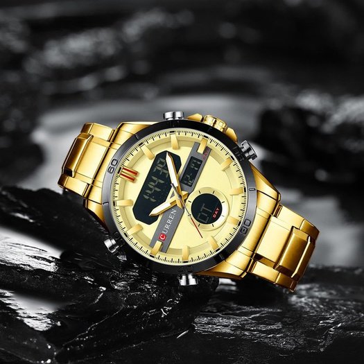 Laikrodis vyrams CURREN 8384 (zc023b) - Du laikai