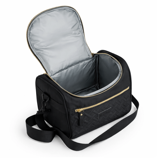 Torba weekendowa podr&oacute;żna sk&oacute;rzana Solier SL39 Astrin czarna 7
