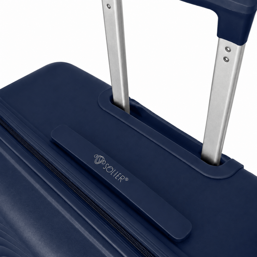 Extra-Large Solier XXL TORIDE 31  Navy PP Suitcase