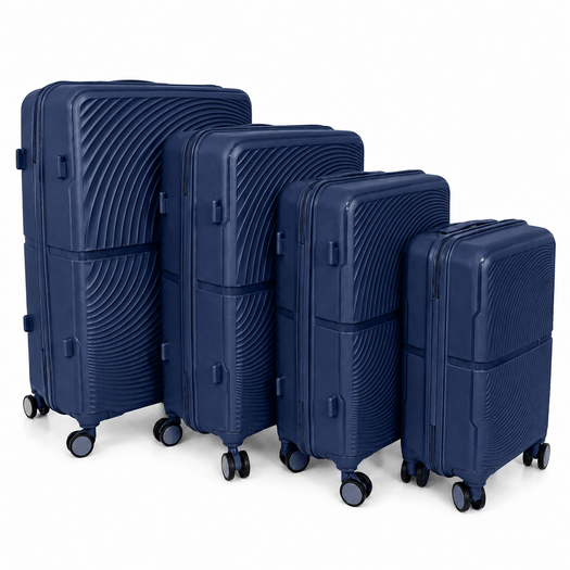 Extra-Large Solier XXL TORIDE 31  Navy PP Suitcase