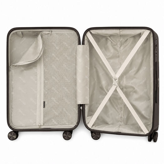 Medium Solier M TORIDE 23  Black PP Suitcase