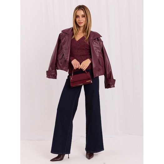 Sweter-IR-SW-JK8688.79-bordowy