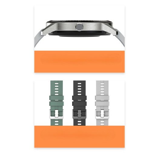 Išmanusis laikrodis SMARTWATCH G. Rossi SW018-5 juodas/mėlyna (zg335e) 