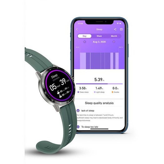 Išmanusis laikrodis SMARTWATCH G. Rossi SW018-5 juodas/mėlyna (zg335e) 