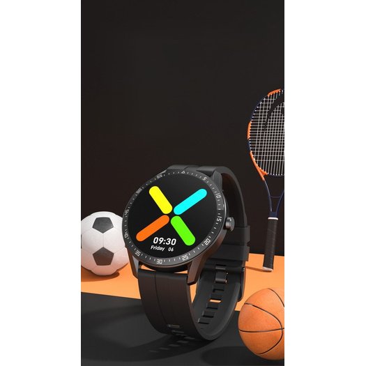 Išmanusis laikrodis SMARTWATCH G. Rossi SW018-5 juodas/mėlyna (zg335e) 