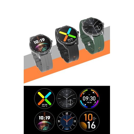 Išmanusis laikrodis SMARTWATCH G. Rossi SW018-5 juodas/mėlyna (zg335e) 