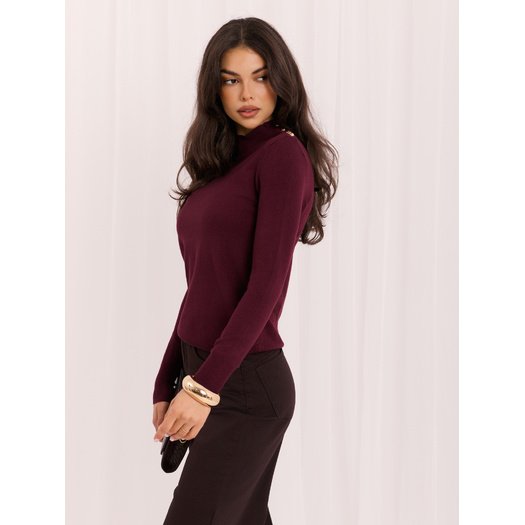 Sweter-IR-SW-57816.11-bordowy