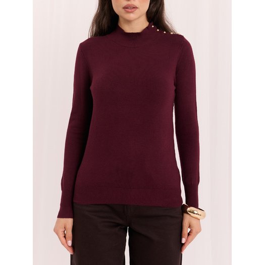 Sweter-IR-SW-57816.11-bordowy