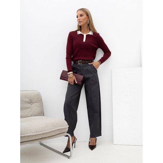 Sweter-IR-SW-55003.73-bordowy
