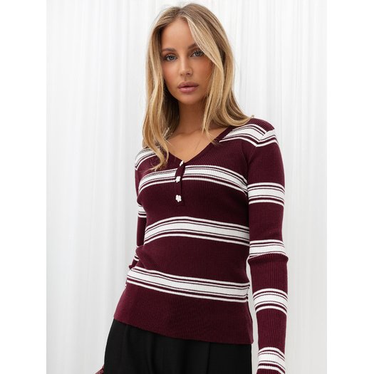 Sweter-IR-SW-57905.92-bordowy
