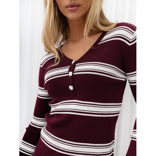 Sweter-IR-SW-57905.92-bordowy