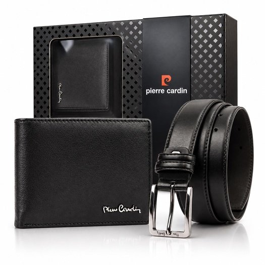 Dovanų rinkinys vyrams piniginė ir diržas Pierre Cardin ZP-012