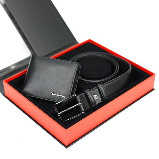 Dovanų rinkinys vyrams piniginė ir diržas Pierre Cardin ZP-012