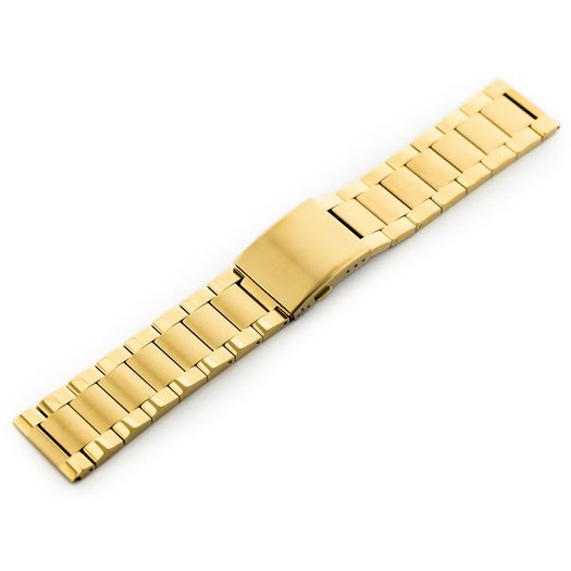 Bransoleta Pacific Model 9 solid - złota 24mm