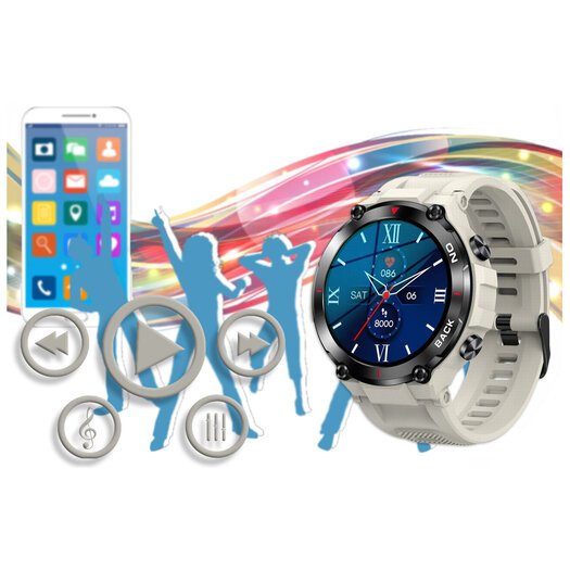 SMARTWATCH MĘSKI GRAVITY GT8-4 - z GPS (sg017d)