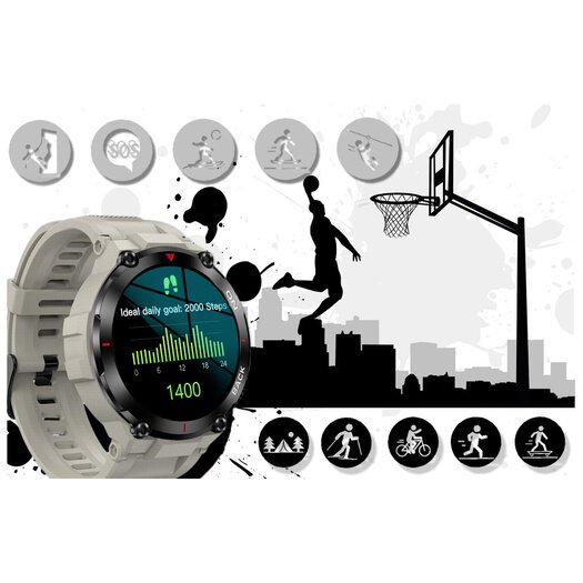 SMARTWATCH MĘSKI GRAVITY GT8-4 - z GPS (sg017d)