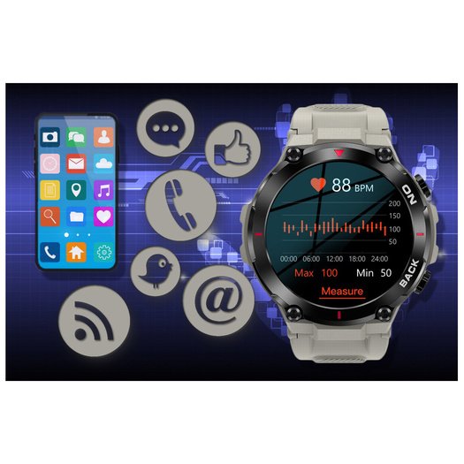 SMARTWATCH MĘSKI GRAVITY GT8-4 - z GPS (sg017d)