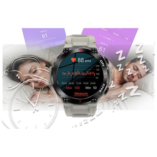 SMARTWATCH MĘSKI GRAVITY GT8-4 - z GPS (sg017d)