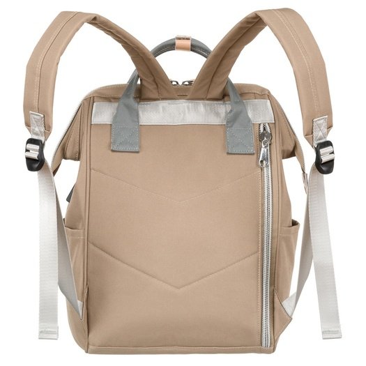 Women's backpack Peterson PTN BETA KHAKI-GRAY