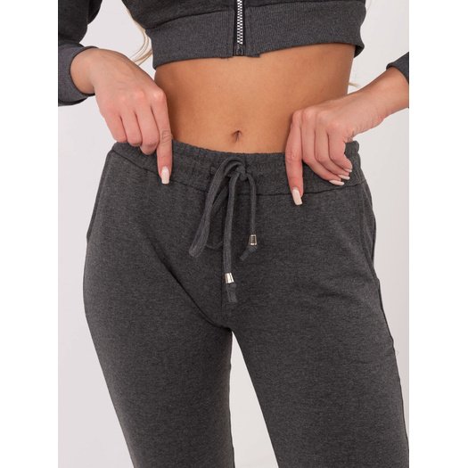 Sportinės kelnės - RV-DR-5040.09X - tamsiai pilkos 34