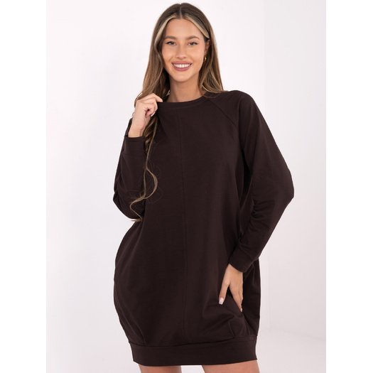 Suknelė-RV-TU-5184.93P-tamsiai ruda 14