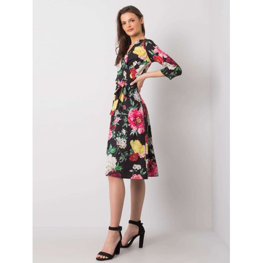 Suknelė-LK-SK-508125.43P-juoda-raudona