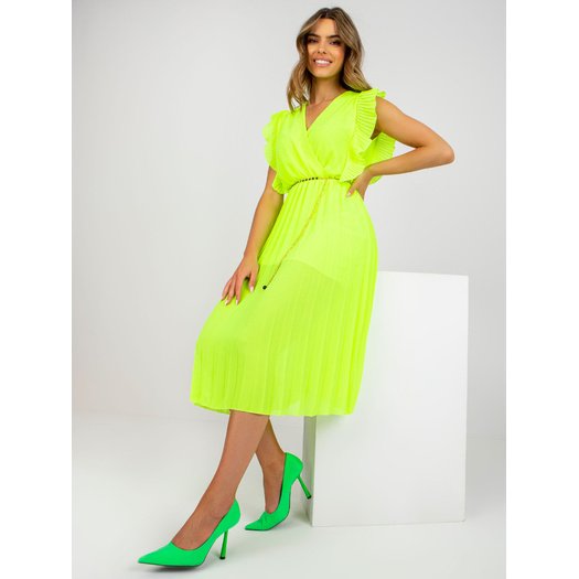 Suknelė-DHJ-SK-1155.85-fluo geltona 10