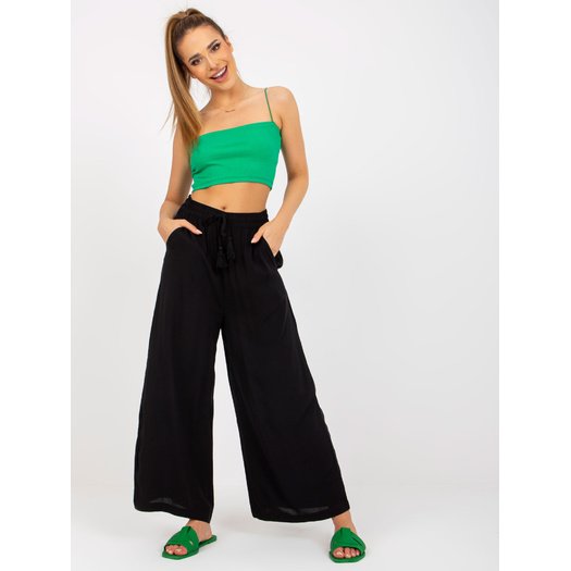 Spodnie-D73761M62237A-czarny 2