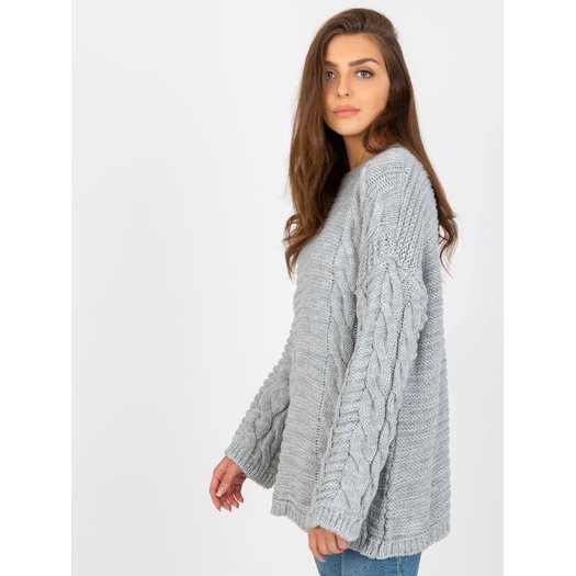 Megztinis-LC-SW-8044.06X-pilkas