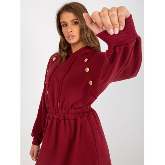 Suknelė-RV-SK-8336.12P-bordo