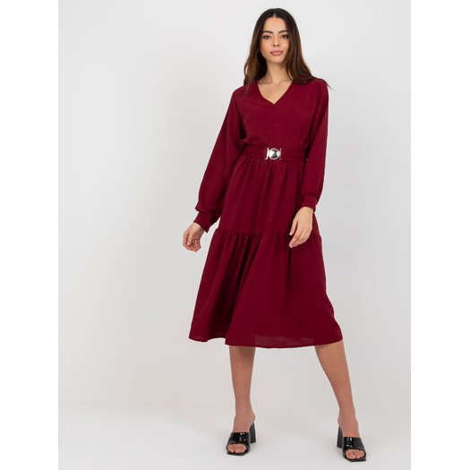 Suknelė-TW-SK-BI-2021706.93P-bordo