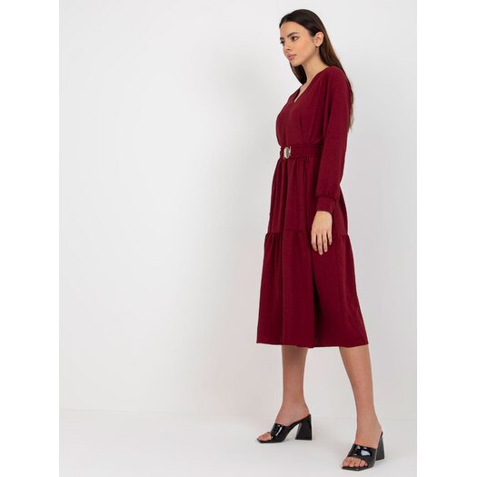 Suknelė-TW-SK-BI-2021706.93P-bordo