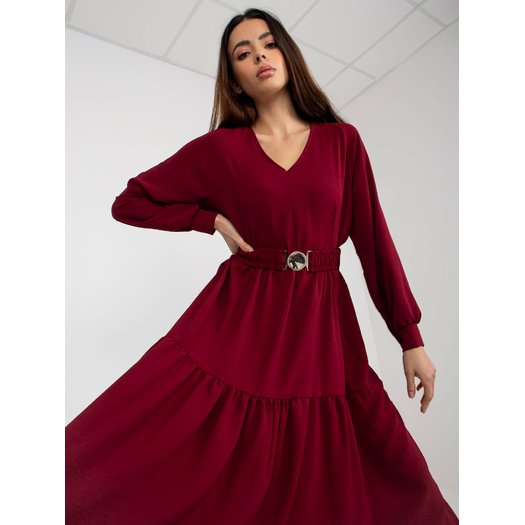 Suknelė-TW-SK-BI-2021706.93P-bordo