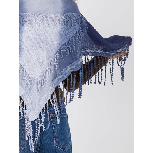 Bandana-AT-CH-0411.68P-tamsiai mėlyna