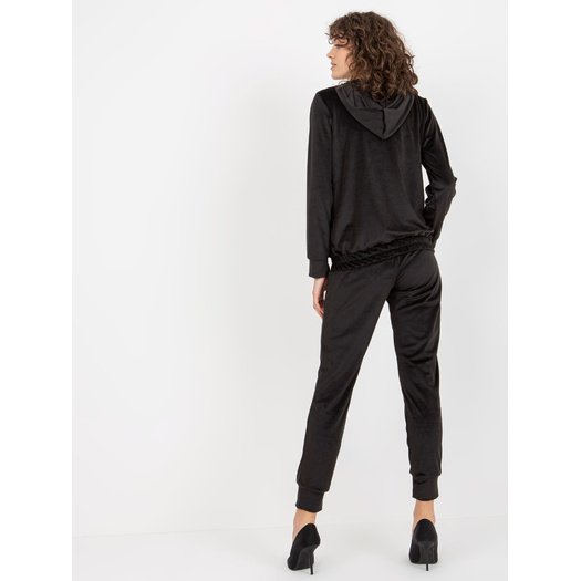 Veliūrinis treningas moterims LK-KMPL-509167.90-czarny