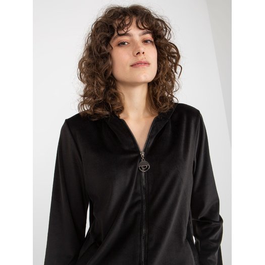 Veliūrinis treningas moterims LK-KMPL-509167.90-czarny