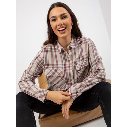 Palaidinė - D70039Z11082A - šviesiai smėlio spalvos 8