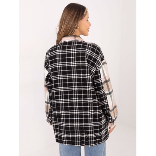 Marškiniai-DN-KS-3841.02-juoda-smėlio spalvos 20