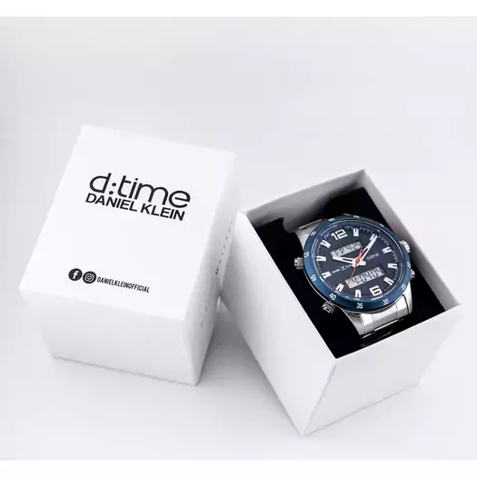 Laikrodis vyrams DANIEL KLEIN D:TIME 12408-3 (zl023c) + dėžutė
